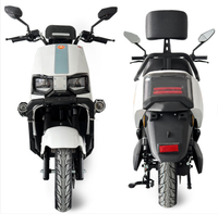 Moto de tourisme Huanchi, moteur sans balais 1000W, 48-72V haute puissance, longue autonomie, 65 km/h, batterie au plomb-acide 60V20Ah, 250 kg max.