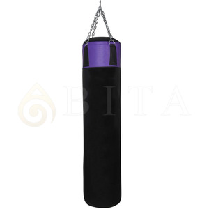 Sac de frappe de boxe lourd pour entraînement de fitness et de kick-boxing, avec chaîne de suspension, pour adultes et exercices en salle de sport - Product Image 1