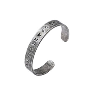 yunnique Stainless Steel Viking Rune Bracelet Antique Silver Unisex Fashion Cuff Jewelry Gift - Product Image 5