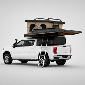 Mini-<span class=keywords><strong>caravane</strong></span> pliable et légère QC Overland 4x4, imperméable, pour toit de voiture, capacité 4 personnes, avec cuisinière et évier, pour tout-terrain australien - Product Image 3