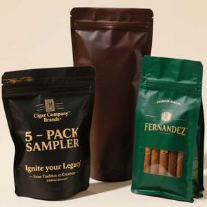 Feuilles de tabac entières imprimées sur mesure naturelles pour emballage de cigare Grabba Leaf sacs en plastique en feuille d'aluminium - Product Image 4