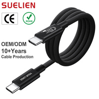 Cable USB 5.0 de Alta Velocidad de 80G, Cable de Datos de Cobre de 8k 60hz, 0.5M 1M, PD 240W, Cable USB C Trenzado para Computadora, Cámara, IOS