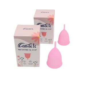 Produk menstruasi yang dapat digunakan kembali Cup menstruasi bulanan Safety Cup kebersihan wanita