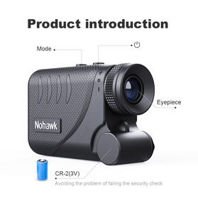 600m Range Finder China Tragbarer kunden spezifischer OEM-Entfernungs messer Außen teleskop Pin seeker mit Neigung - Product Image 5