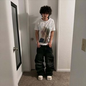 白色超大T恤 300G 100%纯棉优质纯色厚款男女通用批发套装自有品牌 - Product Image 4