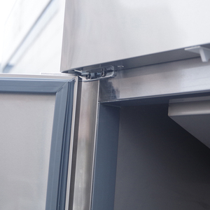 Réfrigérateur commercial à refroidissement par air <span class=keywords><strong>de</strong></span> style américain avec 2 petites portes, haute capacité, en vente - Product Image 3