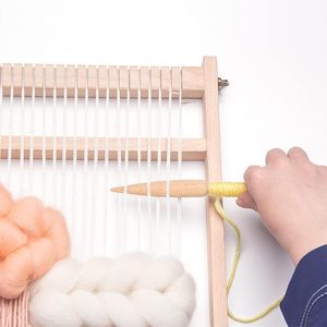 Herramientas de bricolaje para manualidades: Bobina de tapicería personalizada de madera de haya de 17 mm, herramienta de tejido a mano lisa para artesanía, para enrollar hilo en el cuerpo. - Product Image 2