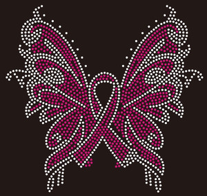 Qabrise — fer à repasser sur motif, strass, grande aile transparente, transfert de chaleur, strass sur le design pour T-shirt - Product Image 4