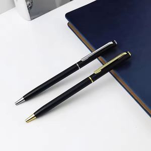 Custom <b>Simple</b> Ballpoint Pen for Office Hotel 1.0mm Writing Width Plastic Novelty Body Printable Logo for Front <b>Desk</b> Signatures - Product Image 4
