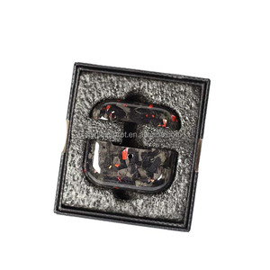 Nueva funda de fibra de carbono forjada para Apple <span class=keywords><strong>Airpods</strong></span> <span class=keywords><strong>airpods</strong></span> 3 negro/gris/dorado/Verde/rojo/púrpura - Product Image 6