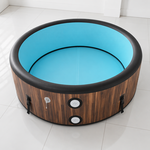 <span class=keywords><strong>Jacuzzi</strong></span> gonflable portable et <span class=keywords><strong>pliable</strong></span> pour 2 à 6 personnes, bain à remous à température constante, spa à bulles pour jardin extérieur - Product Image 5
