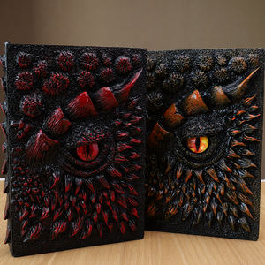 批发3D龙眼笔记本恶魔誓言龙书压花皮革日记创意幻想日记礼品收藏 - Product Image 4