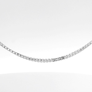 Bold <b>Statement</b> Textured White Pt950 Fine Thick Link <b>Necklace</b> For Men Masculine Durable Solid Platinum Jewelry - Product Image 3