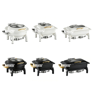 <span class=keywords><strong>Olla</strong></span> Eléctrica para Buffet AIRUISI de 6L y 9L, Negra y Dorada, Equipo Hidráulico para Catering, Recipiente para Calentar Comida de Acero <span class=keywords><strong>Inoxidable</strong></span> - Product Image 6