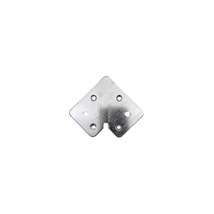 Supports d'angle en aluminium 62x41mm, connecteurs d'angle droit durables pour meubles, accessoires de quincaillerie pour portes d'armoires - Product Image 4