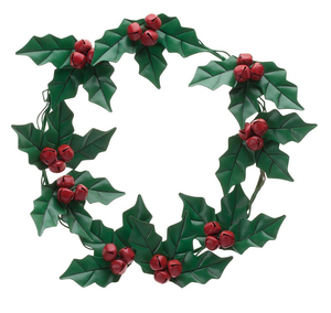 Fabricant en <span class=keywords><strong>plastique</strong></span> en métal couronne avec pomme de pin feuilles - Product Image 6