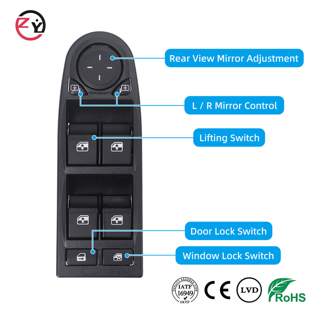 3163-3769100 Good Quality Car Door Window Switch Power Window Control Switch for UAZ Patriot