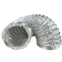 Film de feuille laminée Alu+PET simple face en aluminium et PET, matière première pour conduits de ventilation flexibles