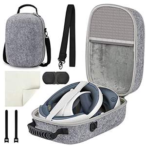 Échantillon gratuit housse de casque étanche sac de casque en cuir PU durable étui pour écouteurs multicolore support pour bureau extérieur - Product Image 1