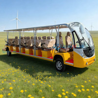 Bus touristique électrique homologué CE, 11-23 places, respectueux de l'environnement, pour navettes de parc et de campus