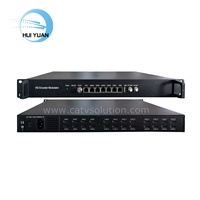 HD Codificador Modulador 24 Canales DVB C/T Codificador de TV digital Modulador toHD MI a, ATSC