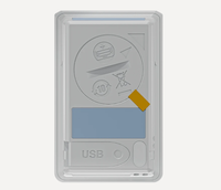 Enregistreur de données neuf et original pour la température et l'humidité avec USB-C et logiciel PC Testo 174H Mini, numéro de produit. 0572174101