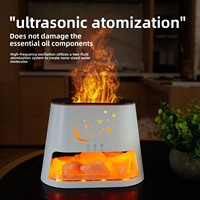 Diffuseur d'arômes ultrasonique, lampe aromatique à huile essentielle, commande tactile, minuterie, capacité de 260ml, humidificateur automatique silencieux