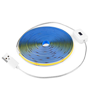 Thay đổi độ sáng COB <span class=keywords><strong>LED</strong></span> Strip ánh sáng 320LED/M USB <span class=keywords><strong>5</strong></span> <span class=keywords><strong>volt</strong></span> RoHS CE USB cảm ứng điều khiển IP20 chiếu sáng nhà <span class=keywords><strong>LED</strong></span> với 8 mét PCB Chiều rộng - Product Image 2