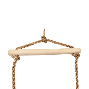 אביזרי משחק ילדים טיפוס על סולם חבל עם מדרגות עץ ילדים חבל טיפוס סולם - Product Image 4