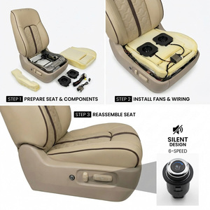 Kit di Ventilazione per Sedili Auto Stile Audi con Interruttore <span class=keywords><strong>a</strong></span> 6 Velocità, Accessori per Modifica e Aggiornamento Sedili Auto - Product Image 5