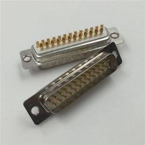 Conector D-SUB Hembra de 37 Pines de Alta Calidad, 180 Grados, Tipo V/T para PCB, con Contactos de Cobre, Carcasa SPCC y 4-40 #   Nuez - Product Image 2