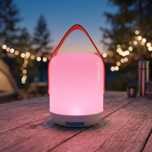 Lámpara Ambiental LED Solar Integrada RGB de Colores Cambiantes Graduales, Recargable, 100W, Carga USB/Solar, PP, 1800mAh, Regulable - Product Image 3