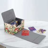 Boîte de rangement pour cartes Magic Commander, capacité de 120 cartes à simple pochette et 100 cartes à double pochette, étui de rangement TCG durable