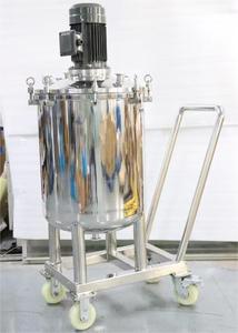 100L Máy Trộn Rượu vang thiết bị trộn thép không gỉ độ nhớt cao công suất nhỏ Xe đẩy trộn xe tăng - Product Image 6