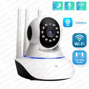 กล้องวงจรปิดไร้สาย V380 HD 1080P Wifi IP ความละเอียด 2MP พร้อมระบบเสียงสองทาง กล้องดูเด็ก ระบบมองเห็นกลางคืนด้วยอินฟราเรด ตรวจจับความเคลื่อนไหว เซ็นเซอร์ CMOS รองรับ P2P - Product Image 5