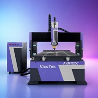 Machine de gravure et de découpe CNC 1325 ATC à 3 axes avec changeur d'outils automatique pour l'industrie du meuble