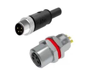 M8 ngoài trời LED ánh sáng JUNCTION Power Connector Cable 2 3 4 Pin IP68 không thấm nước Bảng điều chỉnh núi khuôn dây Adapter kết nối