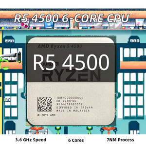 ซีพียู 3.6 GHz 6-คอร์ 12-เธรด 64-บิต สำหรับเดสก์ท็อปแบบรีเฟอร์บิช 9 นาโนเมตร L3=8M ซ็อกเก็ต AM4 - Product Image 4