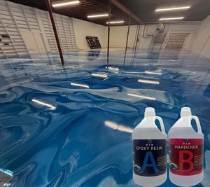 DLD Customizable High Gloss Epoxy <strong>Resin</strong> <strong>Different</strong> Colors High Hardness Waterproof for Home/Office Art Floor Construction &amp; Decor - Product Image 1
