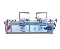 Scie à double extrémité automatique pour le travail du bois, machine de découpe pour le traitement des palettes en bois, dégrossisseuse à double tête