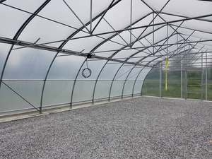 Serre tunnel polytunnel extérieure pour la culture des plantes, serre de jardinage à vendre - Product Image 5
