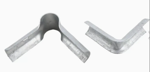 Valla de enlace de cadena alta de 6 pies Conector de tubería cruzada Boulevard Tee Línea de esquina Abrazaderas de riel Forma hueca - Product Image 4