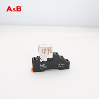 Relais électromagnétique miniature ABRT1C0024L, alimenté en courant alternatif, 5P 16A 300V, contact en alliage d'argent, borne enfichable, étanche, usage général