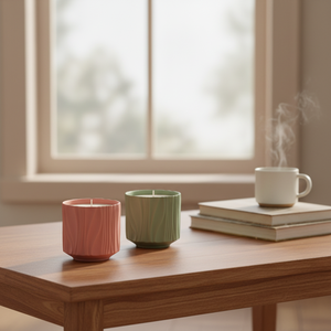 حامل شموع أسطواني من YBH بتصميم بسيط وألوان غير لامعة، صديق للبيئة، مناسب لديكور المنزل في عيد الميلاد وعيد الفصح، تصميم إسكندنافي إبداعي - Product Image 2