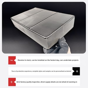 Hình Chữ Nhật 304 Thép Không Gỉ Dụng Cụ Y Tế Giỏ Cổ Điển Dệt Lưới Lưu Trữ Giỏ Cho Nhiệt Độ Cao Khử Trùng - Product Image 2