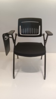 Chaise de bureau avec dossier, chaise de formation de luxe légère pour les établissements de formation, chaise ergonomique