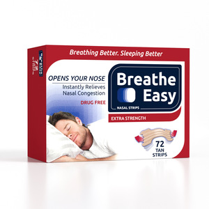 Tiras Nasales Transparentes Extra Fuertes, Parche Nasal Sin Medicamentos para Mejorar la Respiración, Desechables, para Dormir y Viajar - Product Image 6