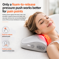 Coussin de massage multifonctionnel pour usage domestique, masseur lombaire électrique avec vibration et thérapie thermique pour un soutien complet du corps, masseur du cou