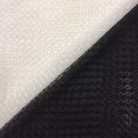 Tissu en maille tricotée brodé motif cœur uni pour accessoires de robe de fille, décoration intérieure, costumes de danse de mariage, rideaux