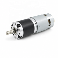 Moteur à engrenages planétaires DC 775 avec boîte de vitesses de 42 mm, 12 V, 24 V, 36 V, couple élevé de 12 Nm, moteur de réduction